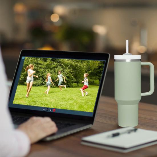 Прочная изолированная чашка на 1100 мл, полезная, из нержавеющей стали, пищевая, термостойкая