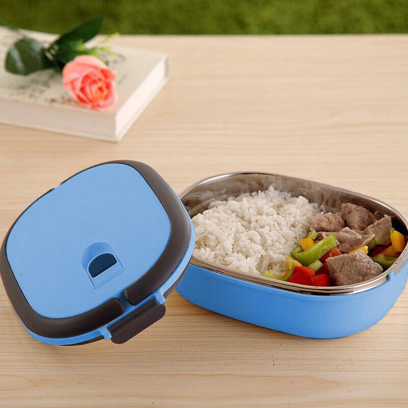 Изолированный ланч-бокс из нержавеющей стали 1 ярус, герметичный, сохраняет еду горячей/холодной