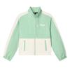 Original Series Retro Sports Outdoor Stand Collar Color Block Woven Jacket Women Jackets Light-Smoke-Green F11W429701FTQ