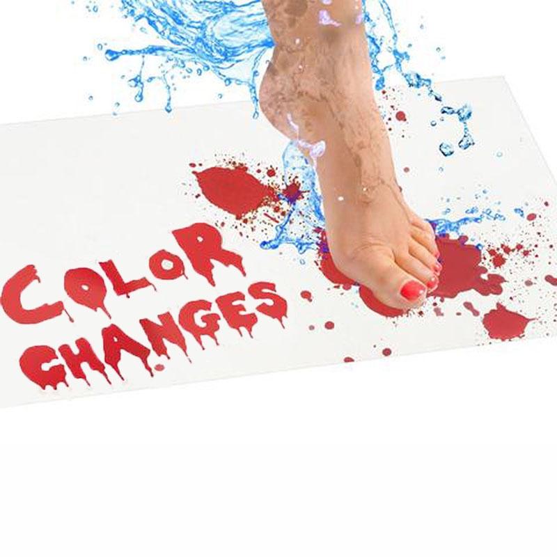 Подарок Хэллоуин 2019 Коврик для душа 'Ванна с кровью' Ковер Подушка Ужасный напольный коврик