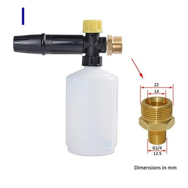 Car Foam Wash Snow Foam Lance Foam Nozzle Foam Cannon Foam Generator for Daewoo Hammer Karcher Huter Makita High Pressure Washer