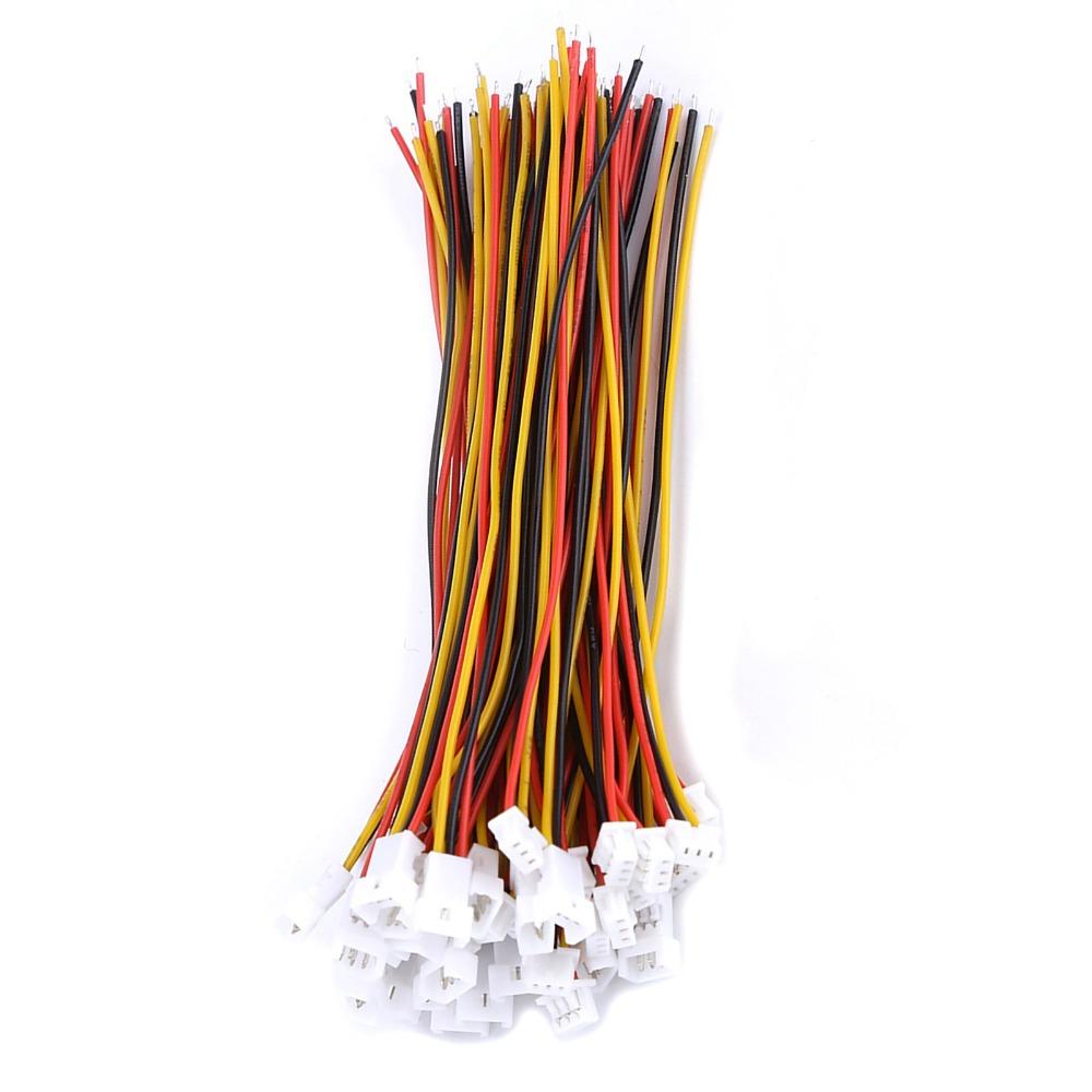 20 комплектов Разъем-вилка с шагом 1,25 мм 10 см 3-контактный разъем 3-контактный разъем «папа» и «мама» Сделай сам Электроника