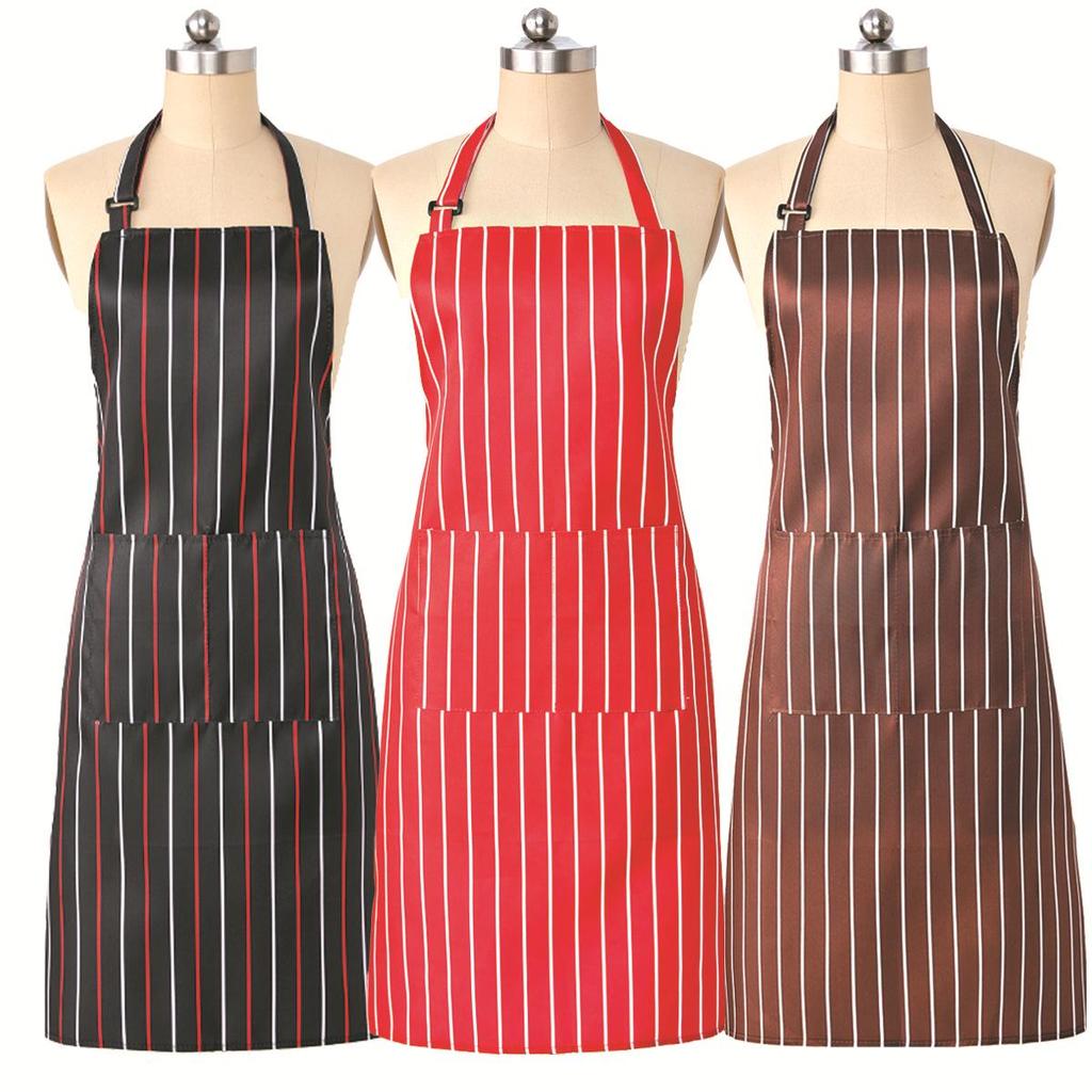 Длинный фартук шеф-повара с защитой от загрязнений для использования на кухне и в кафе