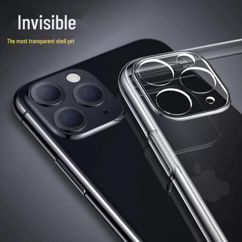 Прозрачный силиконовый чехол с мягкими краями и полной защитой для iPhone 14 Pro Max