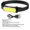 Multi-function Headlight 3 Modes Adjustable Waterproof USB Rechargeable Hands-free Lightweight Outdoor Camping Night Running Fishing Headlamp