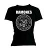 Женская футболка Ramones: Тюлень (Облегающий крой) (X-Small)