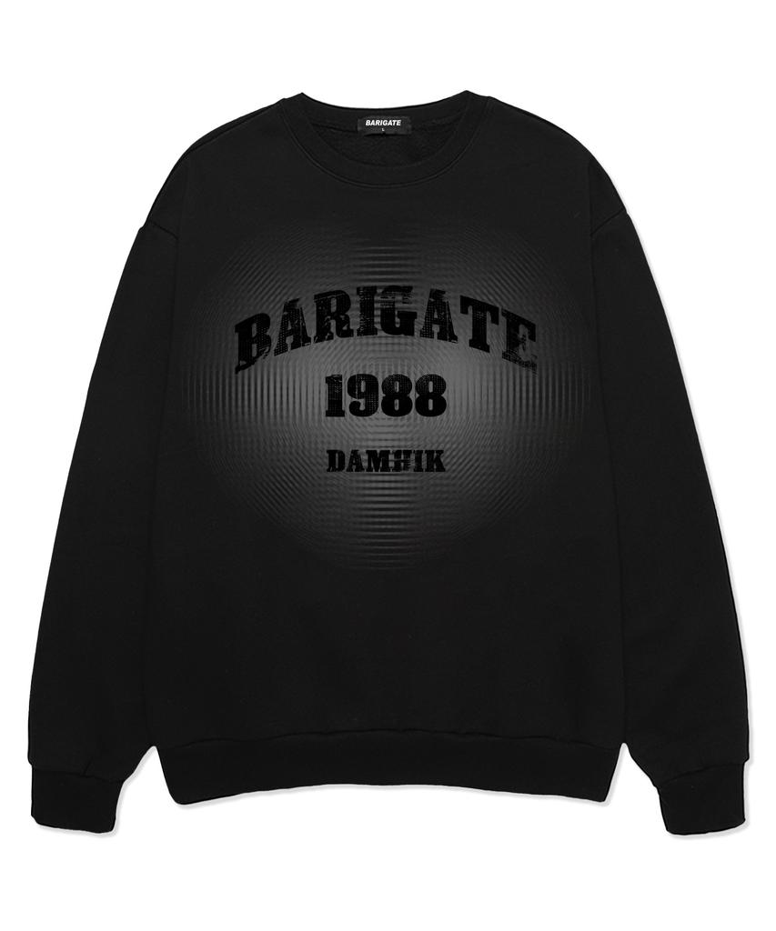 Худи оверсайз Baligeiteu Heart Damhik (Bls022) черный (Тип)