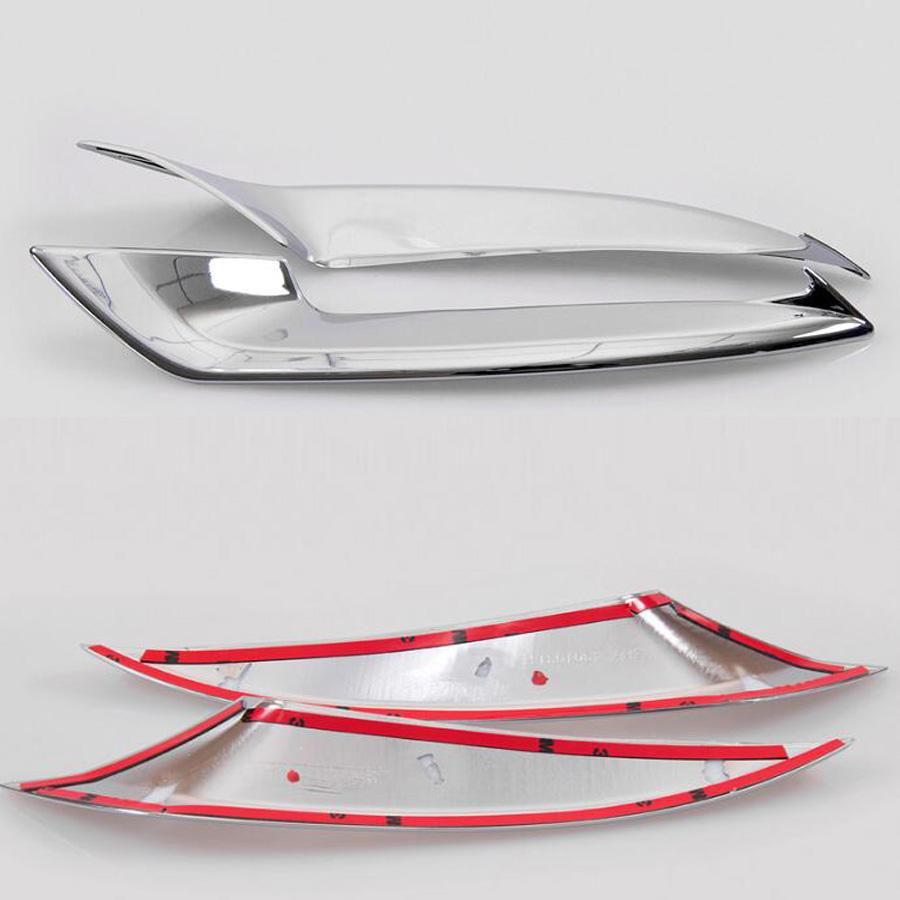 YAQUICKA Chrome ABS Авто Задний противотуманный фонарь Рамка лампы Накладка Стайлинг для Lexus NX NX200 300h 2015 2016