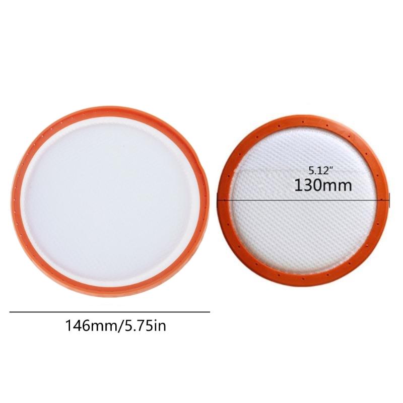 Моющийся HEPA-фильтр для пылесоса Midea C3-L148B VC14A1-VC VC16C3-VR, круглый HV-фильтр, хлопковые фильтрующие элементы