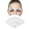 12 Pcs Reusable Eye Brow Drawing Guide Eyebrow Stencil Set Makeup Card Kit