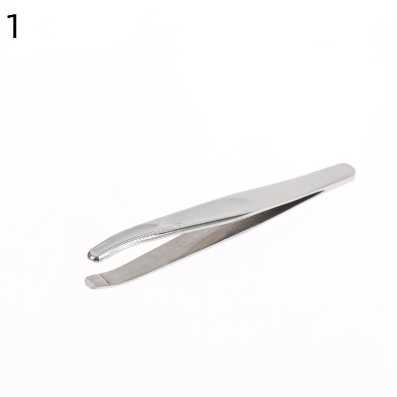 1pc Premium Round Head Tweezers For Eyebrow & Facial Hair Removal Seamless Clips, Short Hair Precision Easy Combing For Eyebrows