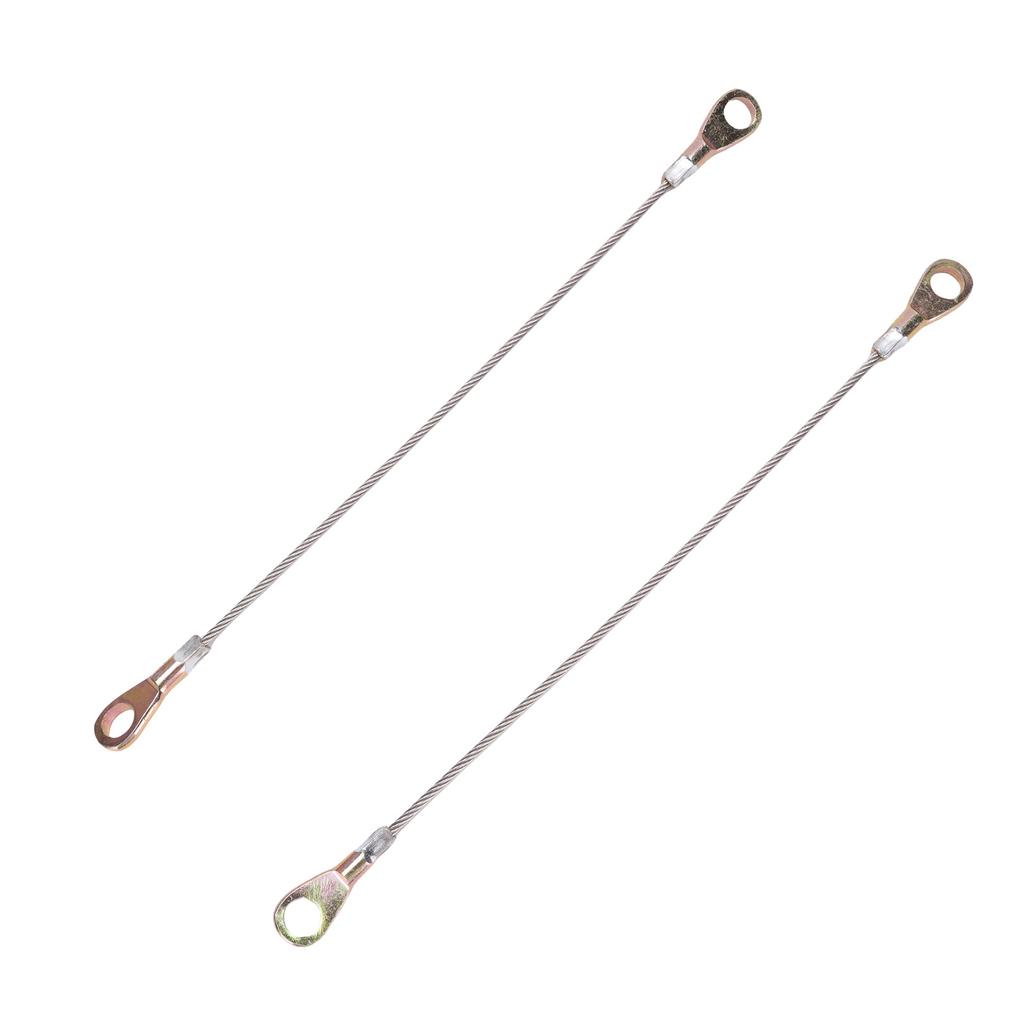 2 шт. 10,6 дюйма Трос задней двери с крюком Трос из нержавеющей стали Автомобильный трос задней двери Замена для Mule 3000 3010 3020