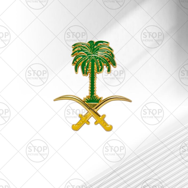 UWSY2 Car Badge Saudi Arabian Date Palm Tree Logo 3D Decal Grille Body Emblem For Skoda Peugeot Toyota Honda Nissan Suzuki GMC kia