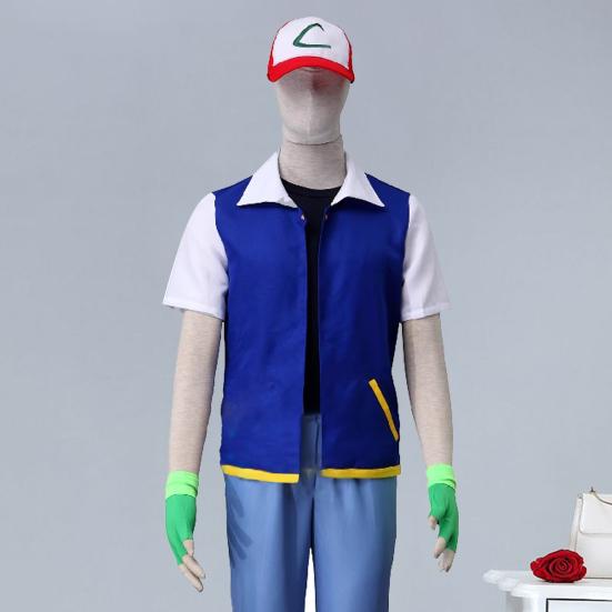 3 шт./компл. аниме-костюм для ролевых игр, куртка, перчатки, шляпа, комплект повседневной одежды, вечеринки, фестивали