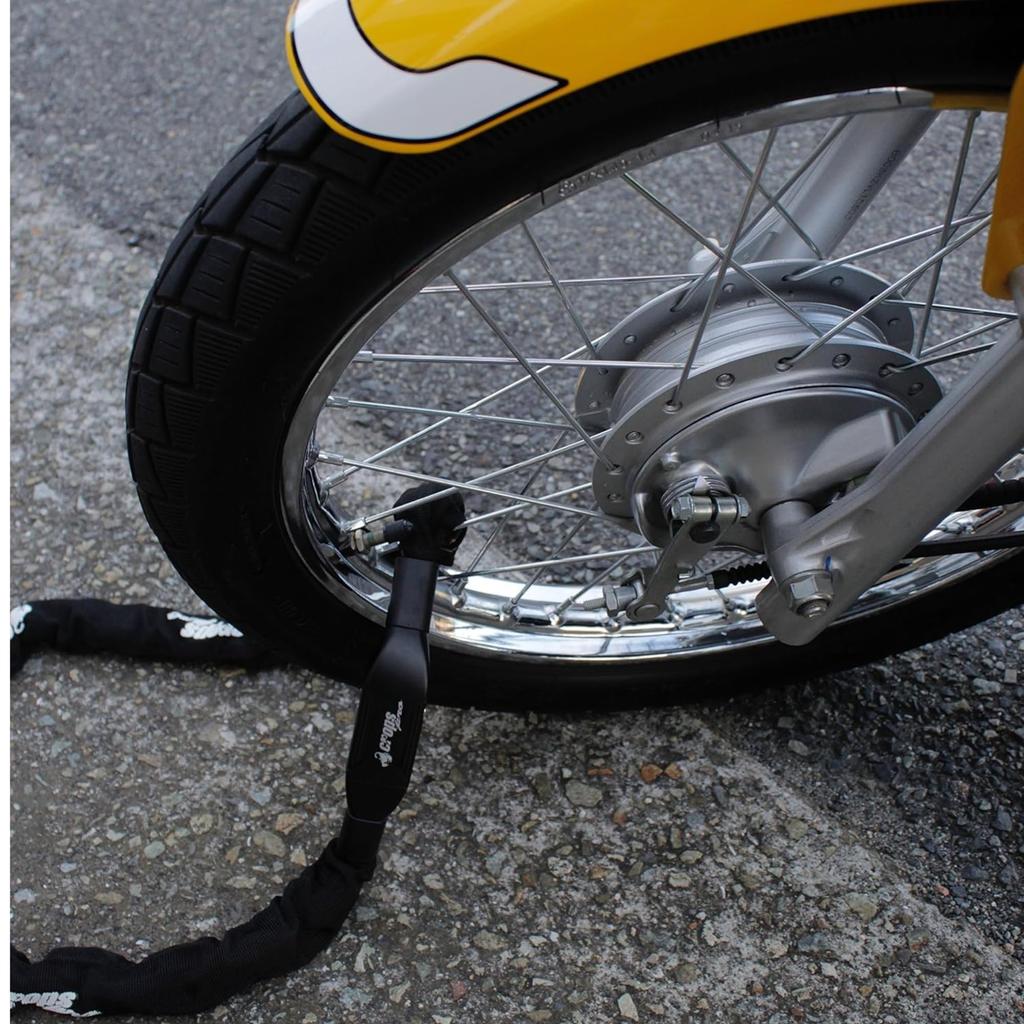 Crops Chain Lock 6mm X 1100mm Dimple Key K4-66 CP-K4-66-01 (Black)