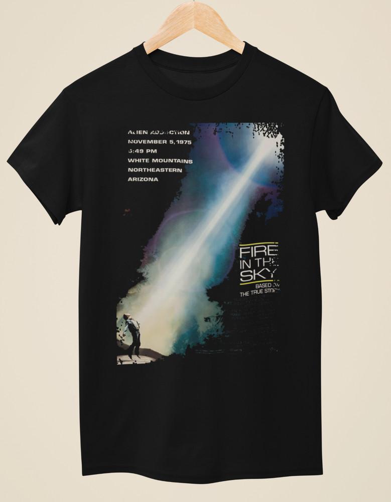 Fire in the Sky - Movie Poster inspired Unisex Black T-Shirt Unisex T-Shirt