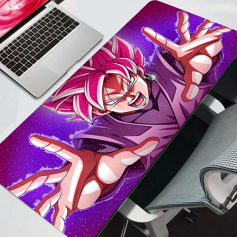 Mouse Pads Mouse Pad Dragon Ball DBZ Gamer Desk Mat PC Computador Anime Mousepad Grande Teclado Gaming Acessórios Mausepad