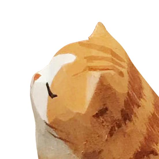 Шикарная коллекционная статуя кота тонкой работы, резьба по дереву