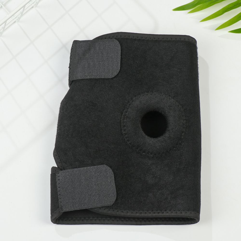 Black Knee Support Brace Neoprene Spring Knee Protector New Injury Prevention  Men Women