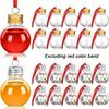 10PC/Bags With Gold Silver Hanging Ring Cover Gifts Plastic Hanging Balls DIY Crafts