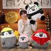 Lovely Plush Penguin With Hat Toys Creative Cosplay Rabbit Panda Pillow Stuffed Soft Doll Kids Girl Birthday Gift