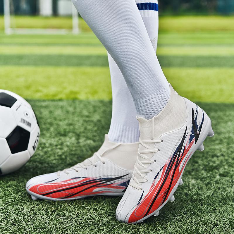 35-47Унисекс футбольные бутсы AG Spike, женские профессиональные тренировочные кроссовки с искусственным газоном, детские футбольные бутсы
