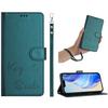 Leather Wallet Flip Case For Doogee N55 Plus N60 Pro Note 58 59 56 56x Keep Smile Embossed Design with Wrist Strap