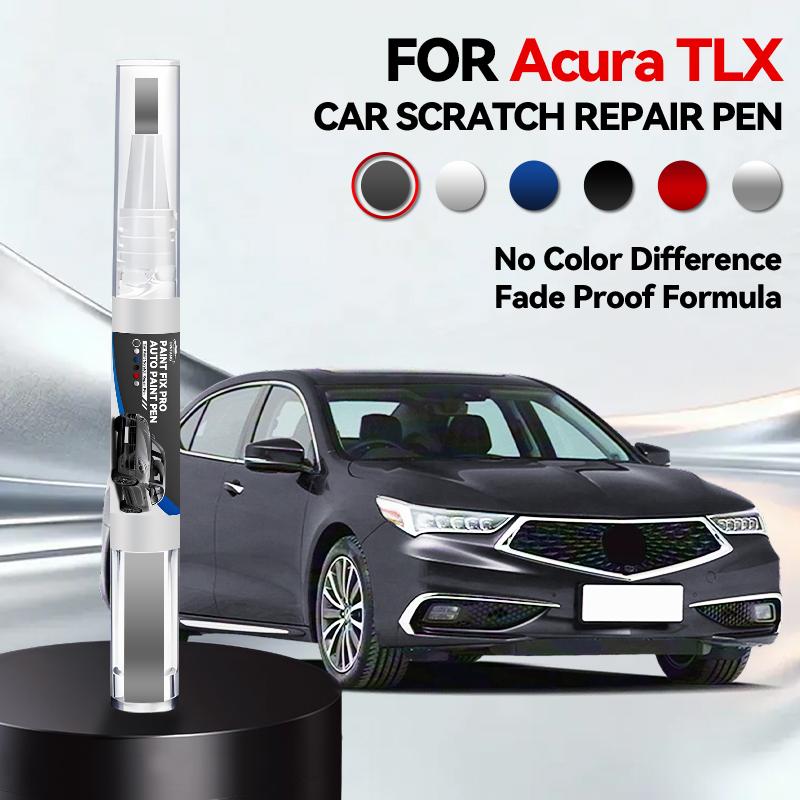 Назначение Автомобильная краска для подкраски царапин на кузове автомобиля Acura TLX, ремонтная ручка для царапин на дисках автомобиля, матовый черный, темно-серый металлик, серебристый, черный цвет краски