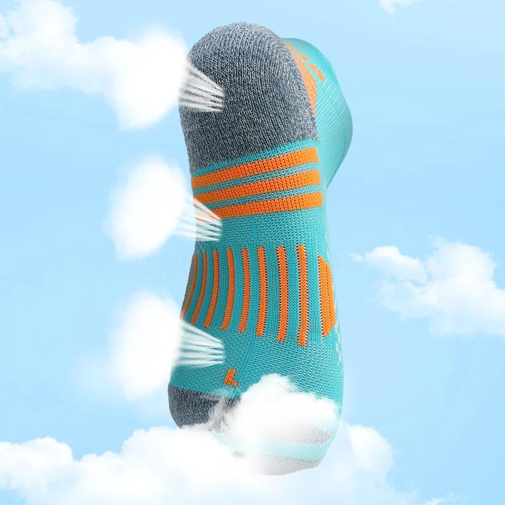 3/1 пары спортивных компрессионных носков до щиколотки для мужчин и женщин, профессиональных, с низким вырезом, для фитнеса, марафона, бега, на открытом воздухе, дезодорирующие, дышащие носки