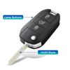 KEYYOU 3BT Flip Remote Car Key For Peugeot 208 2008 308 508 For Citroen C3 C4 C5 4A AES C-Elysee C4-Cactus 434MHz HU83 VA2 Blade
