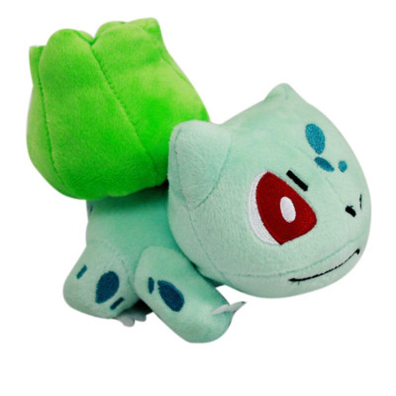 15pcs/lot Mixed Bulbasau Squirtle Dragonite Charmander Snorlax Plush Toy For Christmas Gift