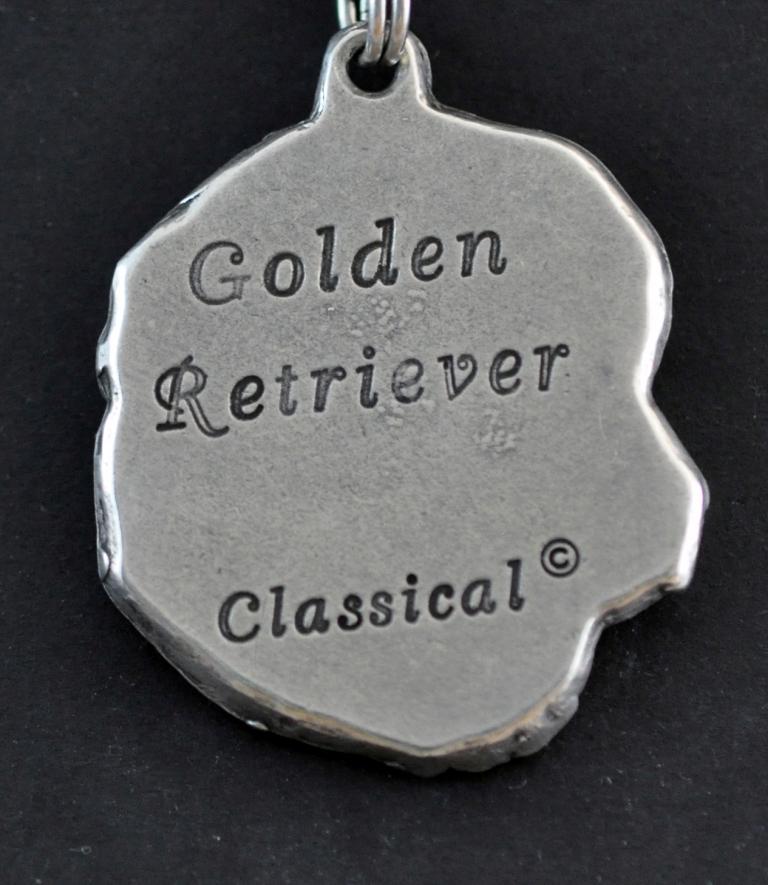 Golden Retriever - Necklace with dog, silver-plated pendant for dog fan, unique jewelry by Art-Dog brand
