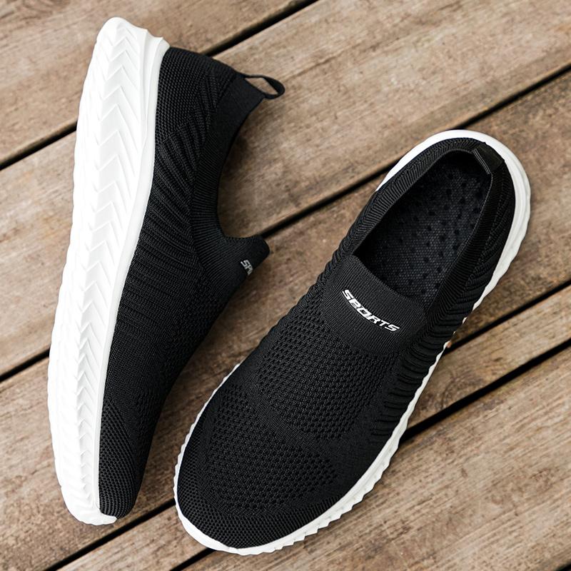 Men Shoes Lightweight Sneakers Men Fashion Running Shoes Breathable Slip On Wear-Resistant Men Sneakers Zapatillas