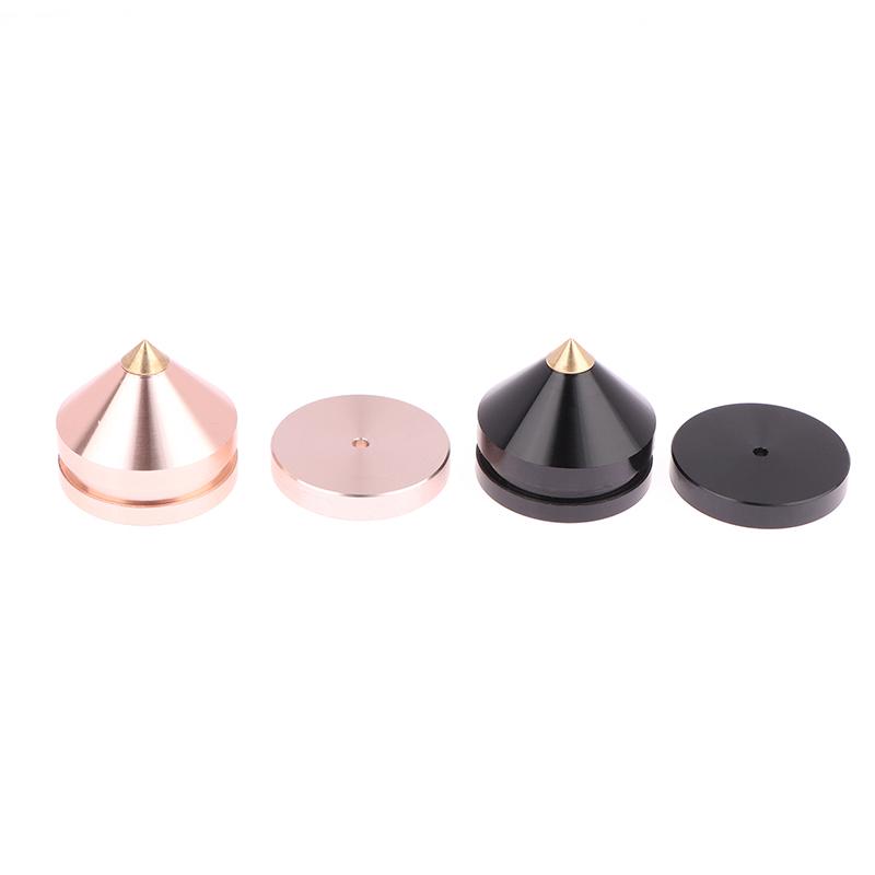 1Set Speaker Loudspeaker Spikes Stand Feet Audio Speaker Repair Parts Turntable Stand Shock Absorber Pin Nails And Pads