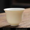 Керамический набор чайных чашек Shuixi Pure White с золотым ободком, 5 штук