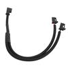 Car Horn 1 to 2 Connector Wiring Harness Plug and Play Y Type Horn Splitter Adapter for REIZ CROWN VIOS FJ CRUISER