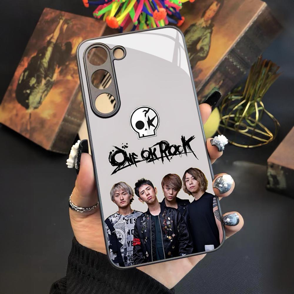 Japan Band ONE OK ROCK Phone Case For Samsung Galaxy S25 S24 S23 S22 S20 S21 Note20 Ultra Plus Fe Colored Silver Cover