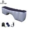 Inflatable Car Travel Bed Mattress Car Plug Air Cushion Camping Mattress For Vehicles Car Camping Equipment Q9X4