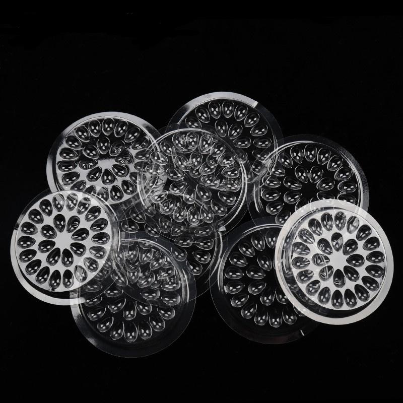 100 шт., клейкая прокладка для наращивания ресниц, прозрачный держатель для клея, клей для ресниц, пластиковый клеевой поддон, паста, инструменты для ресниц