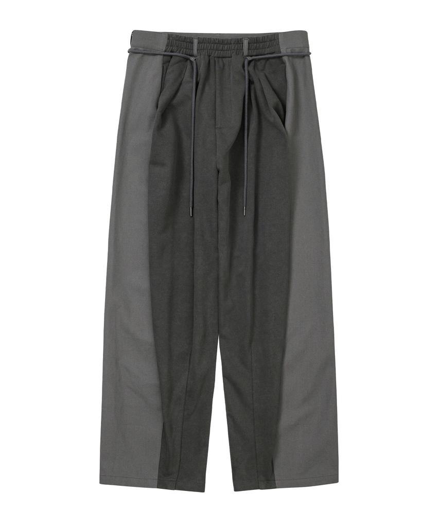 AJOBYAJO Dual Fabric Hybrid Pants [Charcoal]