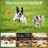 Dog Chew Toy Slow Feeder Treat Dispensing Interactive Toy Natural Rubber Toy For Teeth Cleaning Slow Feeding Small Medium Breeds