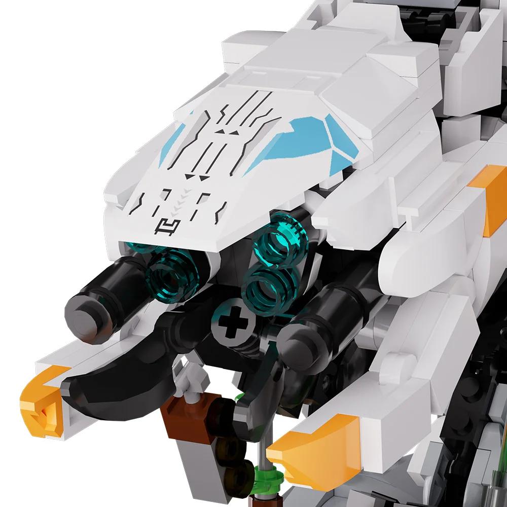 Gobricks Moc Zero Dawn Thunderjaw Строительные блоки Модель Запретный Запад Монстр Строительные блоки Игра Блоки Модель Игрушки Наборы