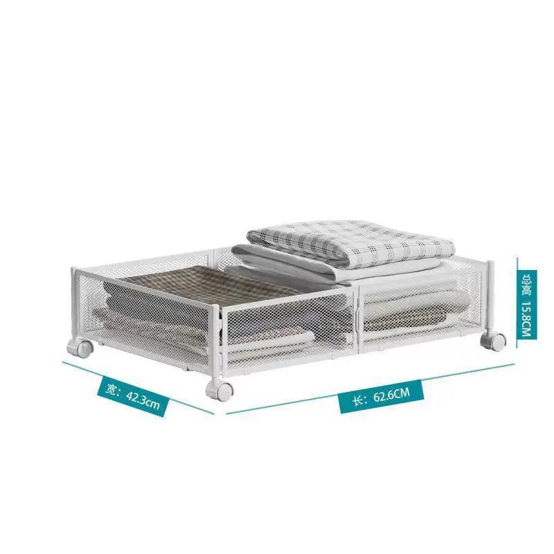 Ящик для хранения под кроватью, органайзер для аксессуаров на колесиках, контейнеры под кроватью, съемные сумки, многоцелевая стойка для одежды, обуви, игрушек