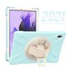 Full Body Shockproof Tablet Cover for Samsung Galaxy Tab S7 FE 12.4 T730 With Hand Strap Rotating Kickstand