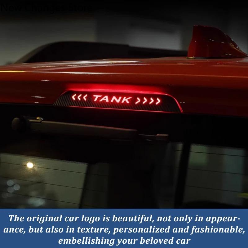 For GWM TANK 300 2021-2025 Car Sticker Of High Mounted Stop Lamp High Brake Lights Auto Stickers Modeling Accessories