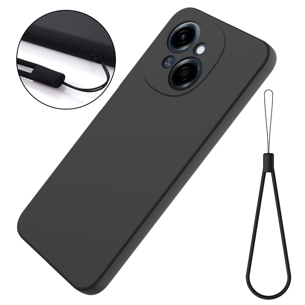 Для TECNO Spark Go 2025/Spark Go 1/Pop 9 4G Чехол Жидкий силикон Защита от царапин Чехол для телефона с ремешком для руки