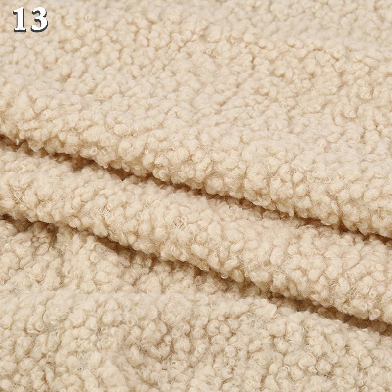 50*160cm Faux Sheep Curly Faux Wool Fur Fabric Turkish Warm Lamb Fleece Fabric For Sewing Clothing Lining Diy Winter Coat Bag