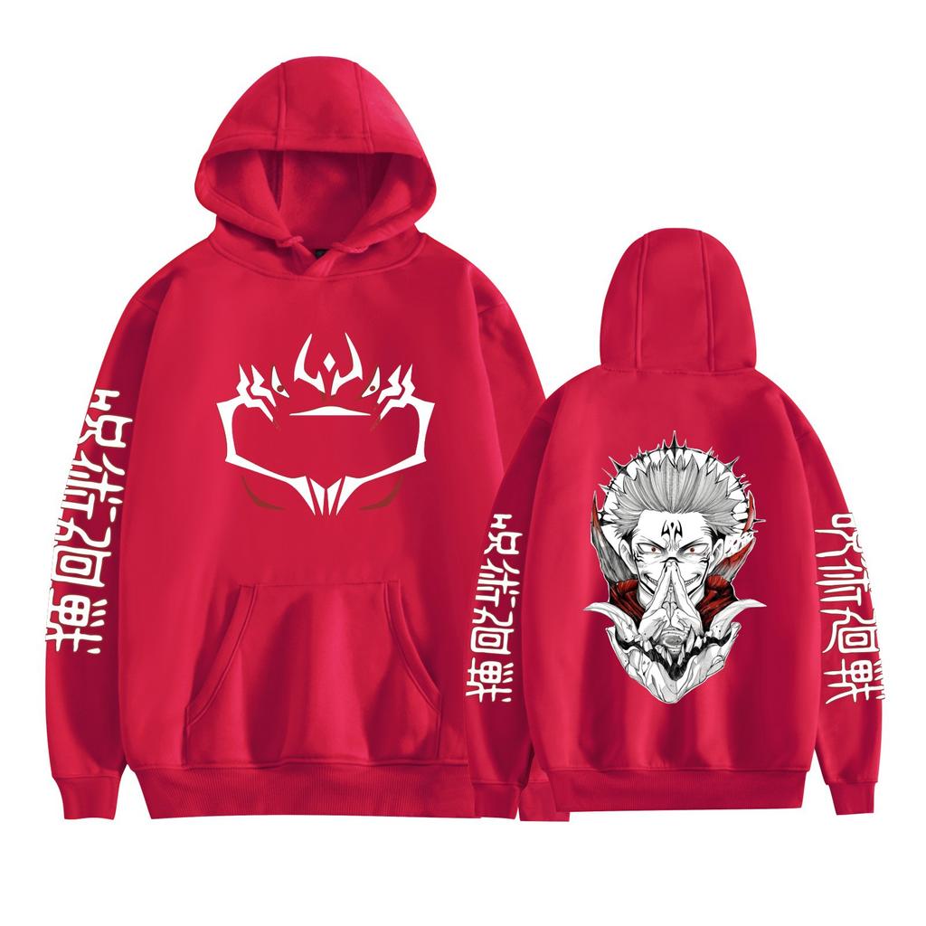 Funny Jujutsu Kaisen Long Sleeve Casual Hoodies Cool Anime Ryomen Sukuna Printed Men Women Fashion Harajuku Sweatshirt Clothes Sudaderas
