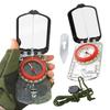 Luminous Camping Survival Compass Lightweight Fluorescent Ring Compass Camping Compass  Hiking