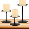 Metal Iron Candlesticks Black Candle Stand New Metal Pillar Candle Holders